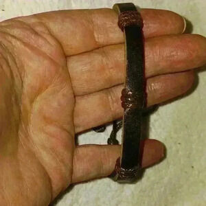 Handmade Leather Unisex Bracelet